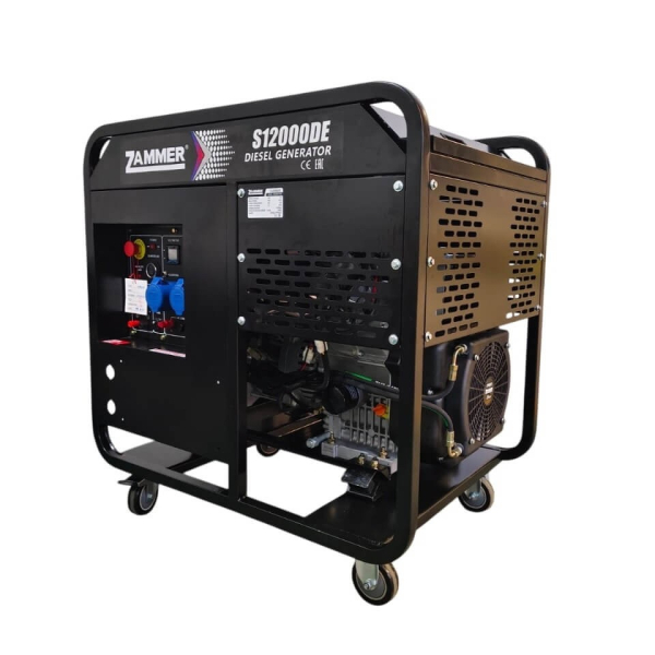 Дизельный генератор Zammer S12000DE S12000DE передвижной фото