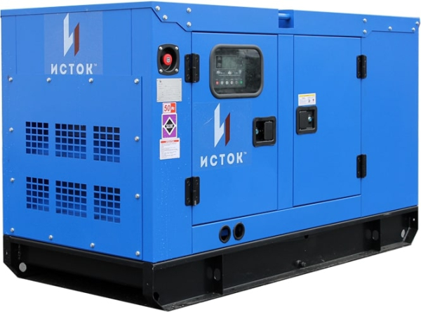 Дизельный генератор Исток АД12С-Т400-РПМ15 в кожухе  синхронный фото