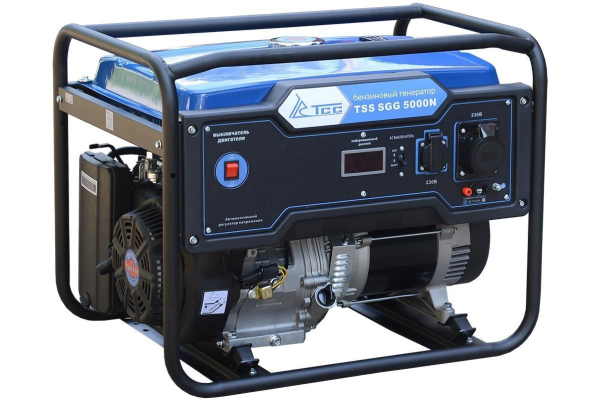Бензиновый генератор ТСС SGG 5000N 4-х тактный фото