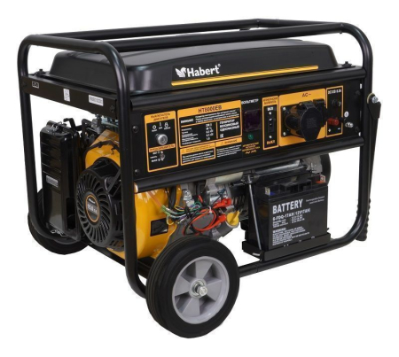 Бензиновый генератор Habert HT8000EB фото