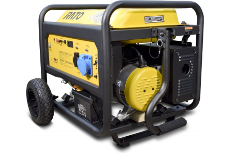 Бензиновый генератор RATO R8500D электростартер + колесный комплект фото