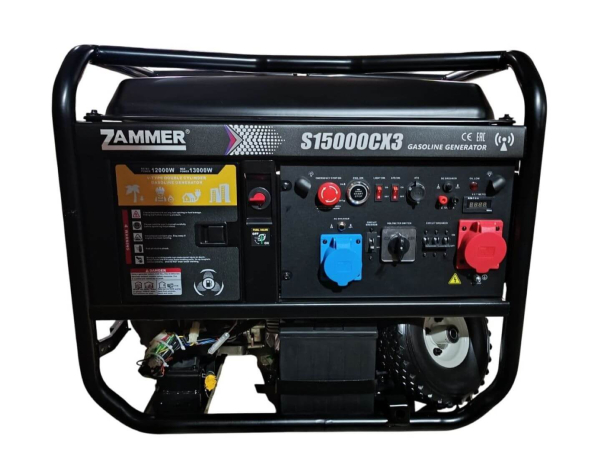 Бензиновый генератор Zammer S15000CX3 - 12кВт для газового котла Бензиновый генератор Zammer S15000CX3 - 12кВт для газового котла фото