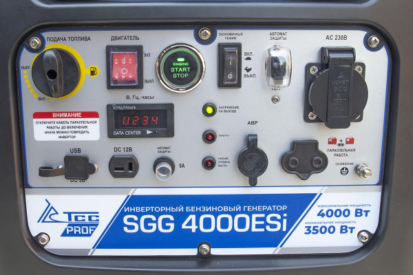 Бензиновый инверторный генератор ТСС SGG 4000ESi с блоком АВР для газового котла фото