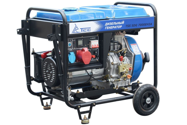 Дизельный генератор ТСС SDG 7000EH3A с АВР 033541 4-х тактный фото