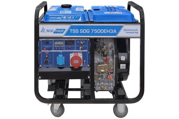 Дизельный генератор ТСС SDG 7500EH3A 100027 2-х тактный Дизельный генератор ТСС SDG 7500EH3A 100027 2-х тактный фото
