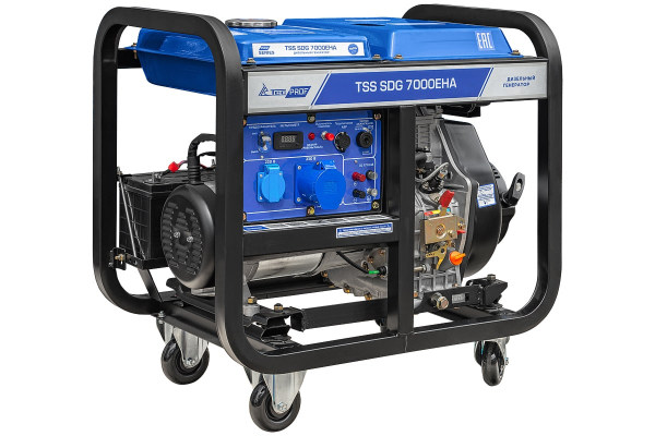 Дизельный генератор ТСС SDG 7000EHA 100033 для дома фото