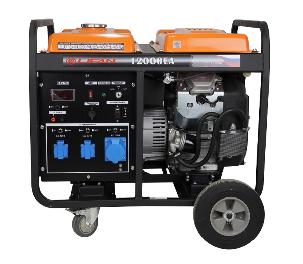 Бензиновый генератор Lifan 10 GF-5A (LF12000ЕА) 4-х тактный фото