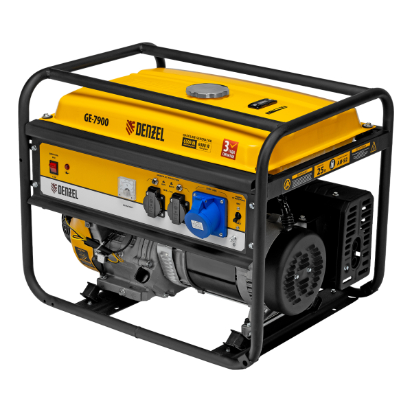 Бензиновый генератор DENZEL GE 7900 4-х тактный фото