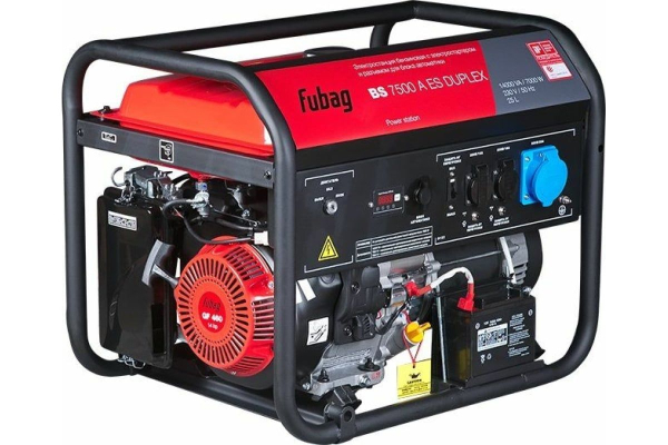 Бензиновый генератор Fubag BS 7500 A ES Duplex для газового котла Бензиновый генератор Fubag BS 7500 A ES Duplex для газового котла фото