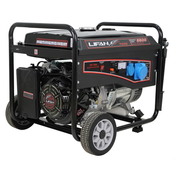 Бензиновый генератор Lifan 6 GF-3 (LF7000) портативный фото