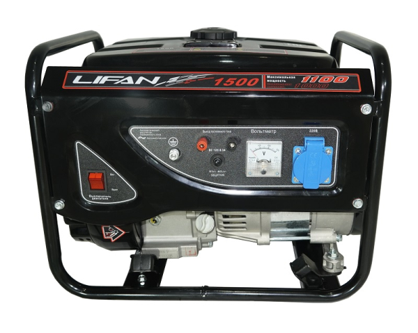 Бензиновый генератор Lifan 1 GF-3 (1500) для дачи фото