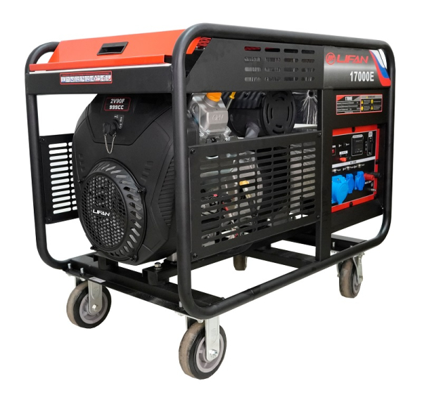Бензиновый генератор Lifan 17000E резервный фото