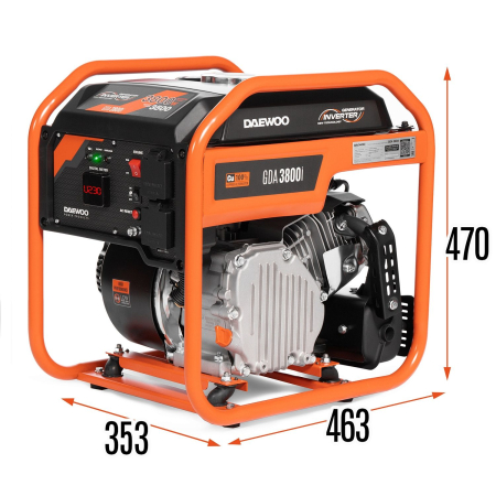 Бензиновый генератор DAEWOO GDA 3800i фото