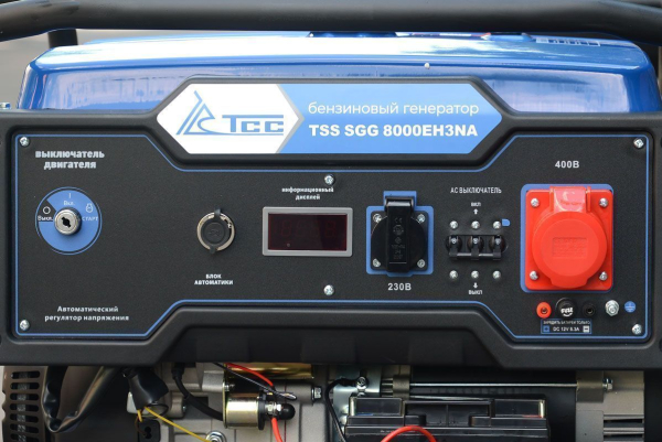 Бензиновый генератор ТСС SGG 8000EH3NA в кожухе МК-1.1 Бензиновый генератор ТСС SGG 8000EH3NA в кожухе МК-1.1 фото