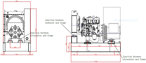 Дизельный генератор ТСС ЭД-8-230-2РПМ5 на шасси с АВР 039333 для дома фото