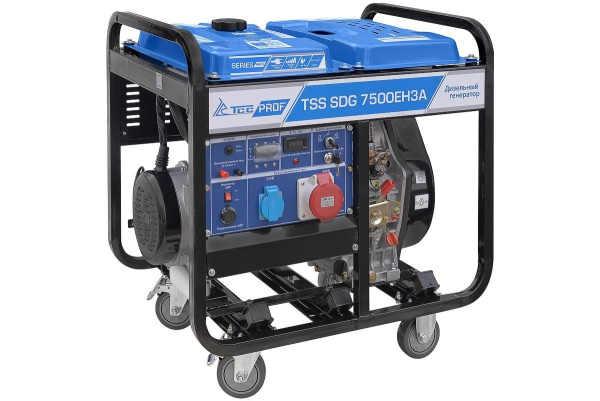 Дизельный генератор ТСС SDG 7500EH3A 100027 2-х тактный Дизельный генератор ТСС SDG 7500EH3A 100027 2-х тактный фото