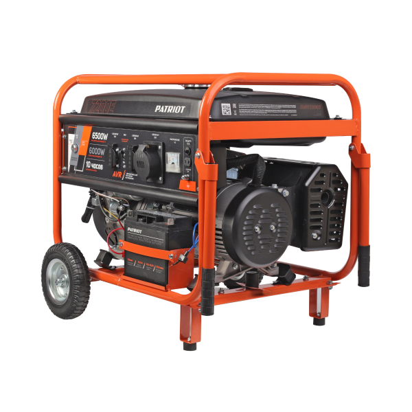 Бензиновый генератор PATRIOT SRGE 7200 E портативный фото