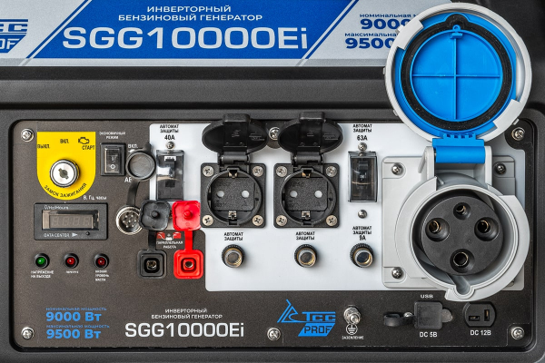 Бензиновый инверторный генератор ТСС SGG 10000Ei 060035 для газового котла фото