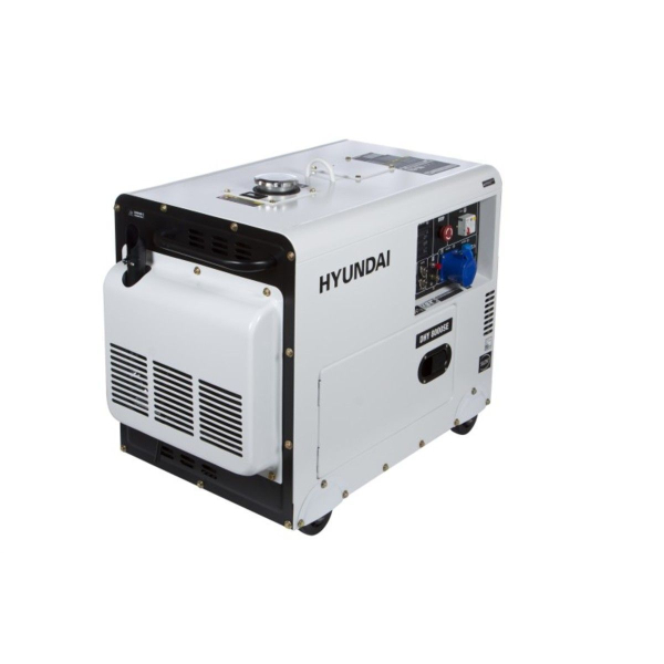 Дизельный генератор Hyundai DHY 8000SE  переносной фото