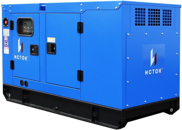 Дизельный генератор Исток АД20С-Т400-РПМ15 в кожухе с АВР  бесшумный фото