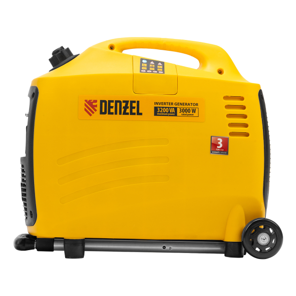 Бензиновый инверторный генератор DENZEL GT-3200iSE для газового котла фото