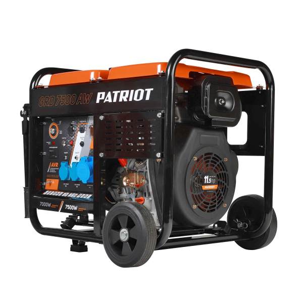 Дизельный генератор PATRIOT GRD 7500 AW 472702275 для дома фото