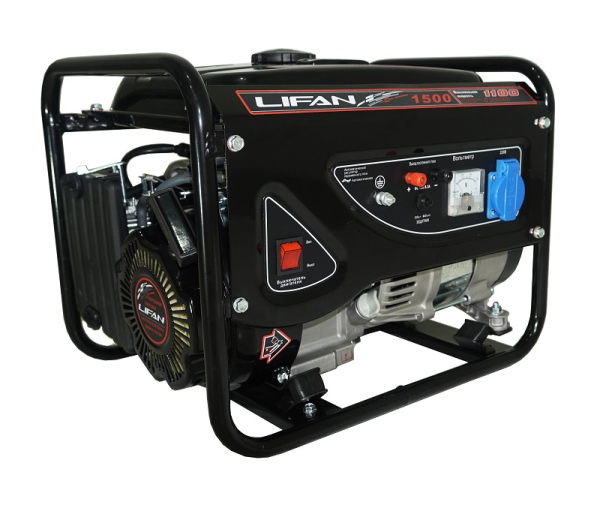 Бензиновый генератор Lifan 1 GF-3 (1500) для дачи фото