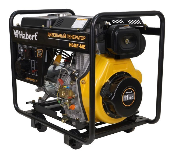 Дизельный генератор Habert H6GF-ME 57181 портативный Дизельный генератор Habert H6GF-ME 57181 портативный фото