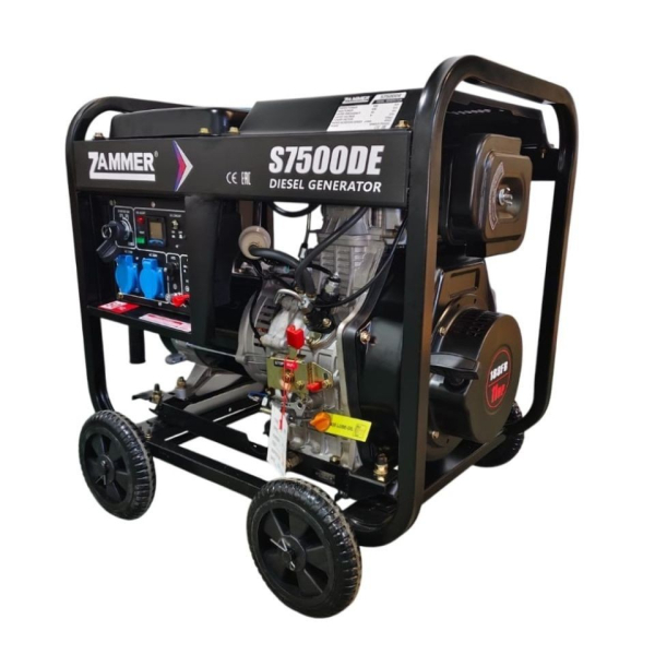 Дизельный генератор Zammer S7500DE S7500DE для дачи фото
