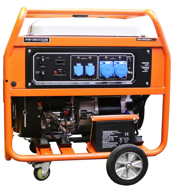 Бензиновый генератор Zongshen PB 18000 E портативный фото