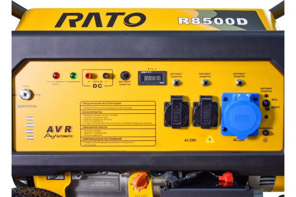 Бензиновый генератор RATO R8500D электростартер + колесный комплект для газового котла Бензиновый генератор RATO R8500D электростартер + колесный комплект для газового котла фото
