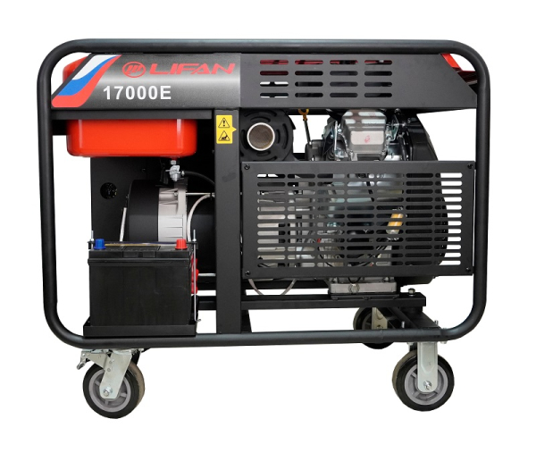 Бензиновый генератор Lifan 17000E резервный фото