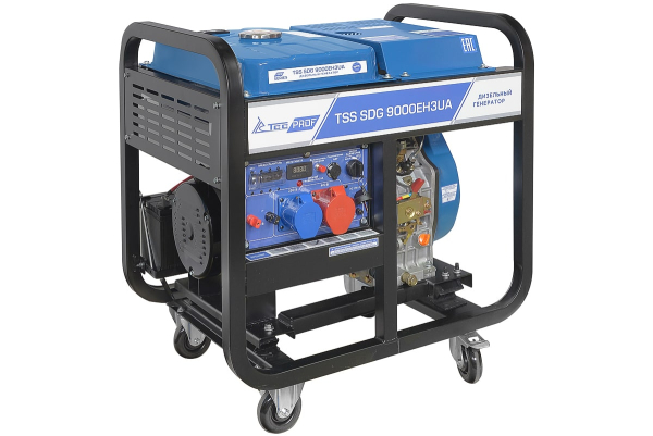 Дизельный генератор ТСС SDG 9000EH3UA 100036 синхронный фото