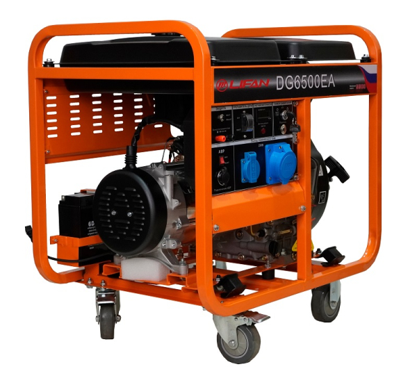 Дизельный генератор Lifan DG6500EA 00157306 для гаража фото