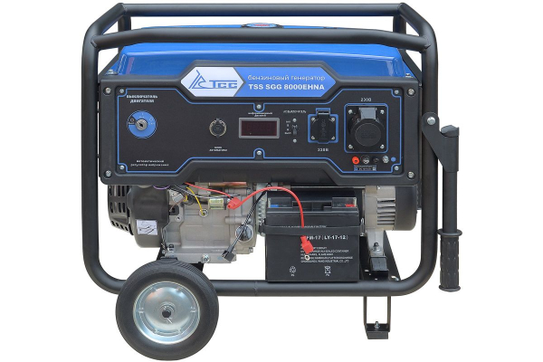 Бензиновый генератор ТСС SGG 8000EHNA в кожухе МК-1.1 для гаража фото