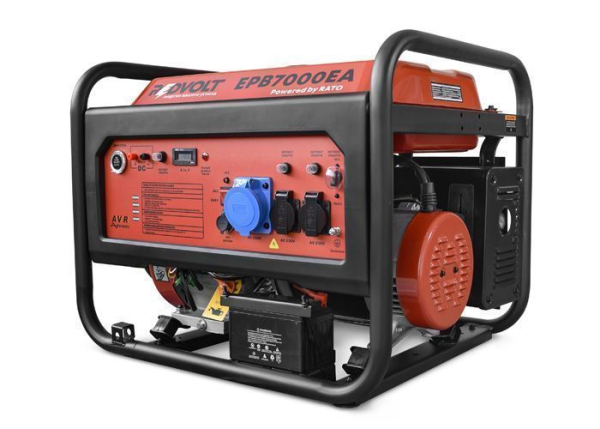 Бензиновый генератор REDVOLT EPB7000EA для гаража фото
