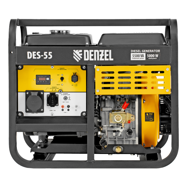 Дизельный генератор DENZEL DES-55 94413 для дачи фото