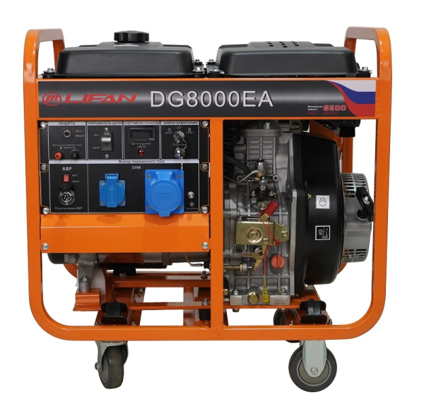 Дизельный генератор Lifan DG8000EA 00157314 для гаража фото