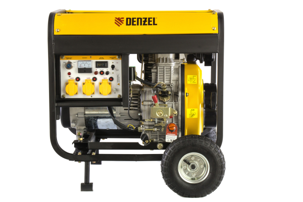 Дизельный генератор DENZEL DD6300Е 94657 синхронный фото