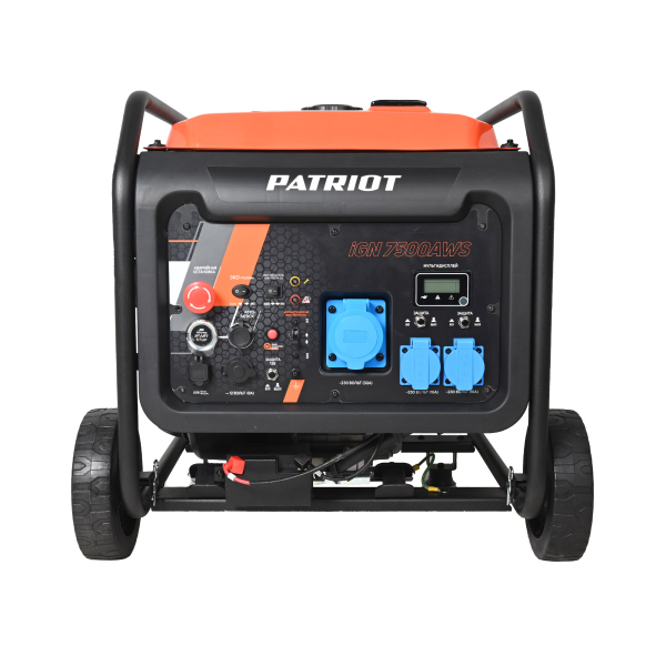 Бензиновый инверторный генератор PATRIOT iGN 7500AWS для газового котла фото