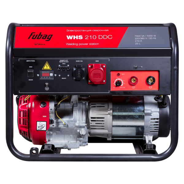 Бензиновый сварочный генератор Fubag WHS 210 DDC для гаража фото