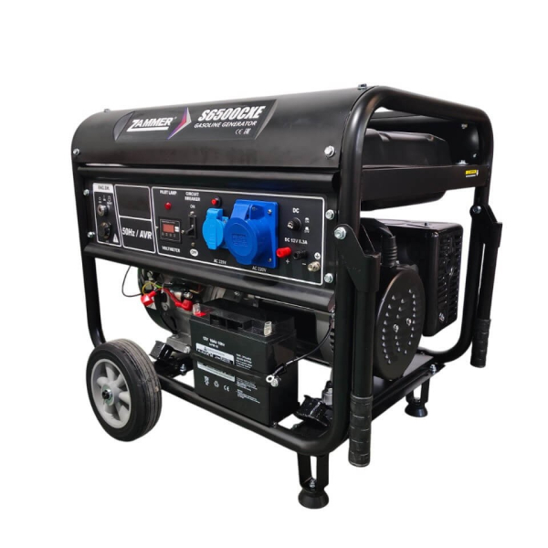 Бензиновый генератор Zammer S6500CXE 4-х тактный фото