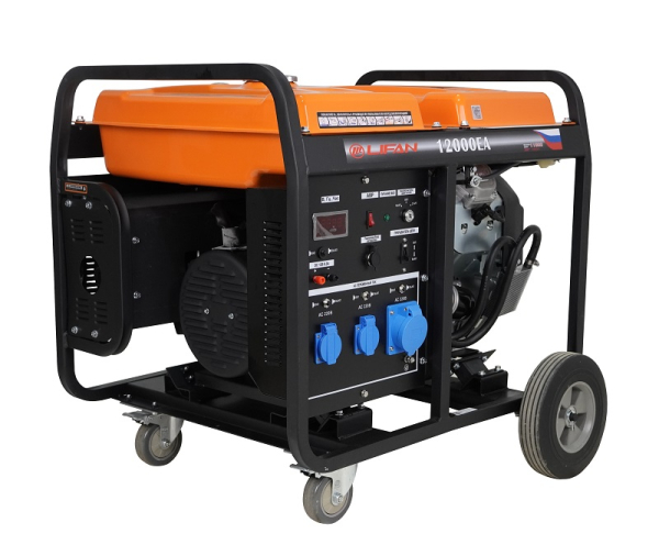 Бензиновый генератор Lifan 10 GF-5A (LF12000ЕА) переносной фото