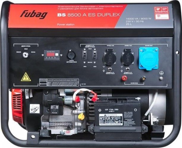 Бензиновый генератор Fubag BS 8500 A ES Duplex для газового котла Бензиновый генератор Fubag BS 8500 A ES Duplex для газового котла фото