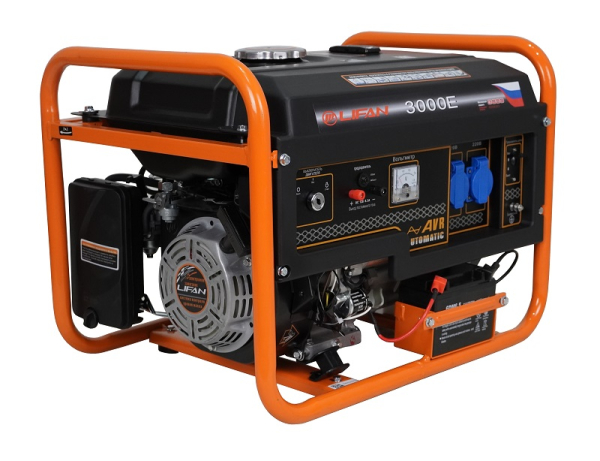 Бензиновый генератор Lifan 2.8 GF-7 (LF3000E) портативный фото