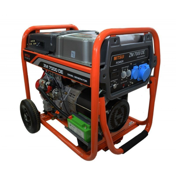 Дизельный генератор Mitsui ZM 7000 DE  2-х тактный Дизельный генератор Mitsui ZM 7000 DE  2-х тактный фото