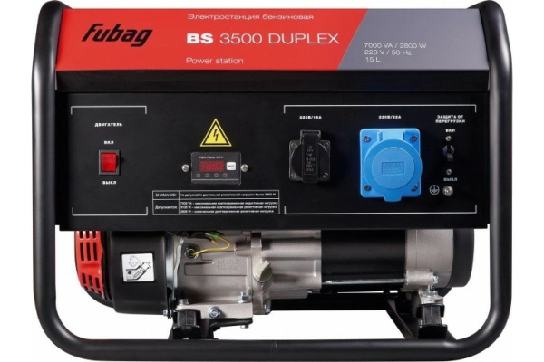 Бензиновый генератор Fubag BS 3500 Duplex для газового котла Бензиновый генератор Fubag BS 3500 Duplex для газового котла фото