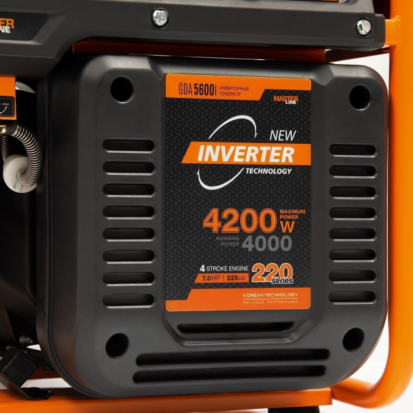 Бензиновый инверторный генератор DAEWOO GDA 5600i портативный фото