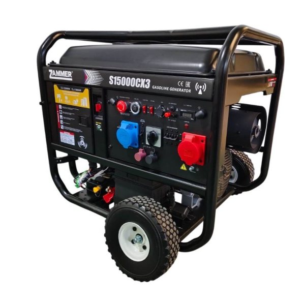 Бензиновый генератор Zammer S15000CX3 4-х тактный фото