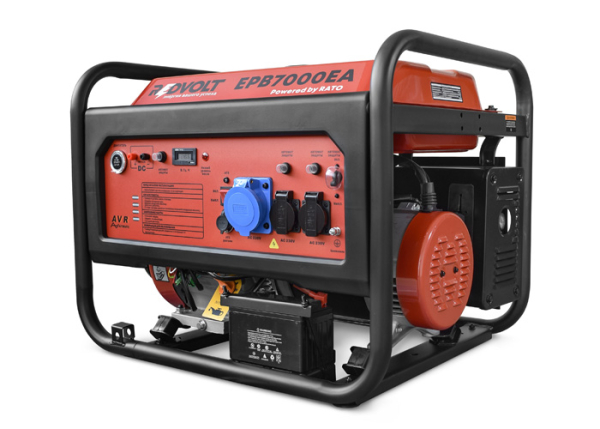 Бензиновый генератор REDVOLT EPB7000EA портативный фото